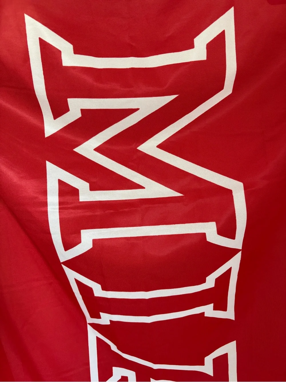 MIAMI university red flag with White Logo 3x5 feet